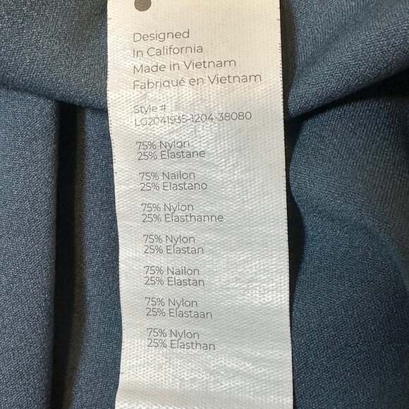 Fabletics women’s XL Motion365 High Waisted Performance Leggings Tropical Teal - Picture 4 of 11